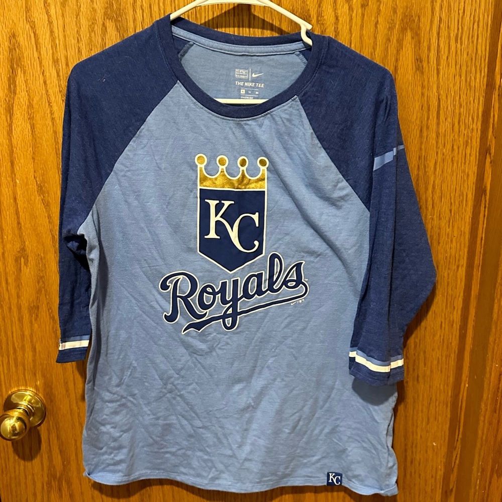 Nike Kansas City Royals 3/4 sleeve shirt
